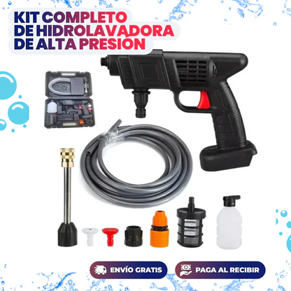 HIDROLAVADORA INALÁMBRICA – Potencia de limpieza en la palma de tu mano