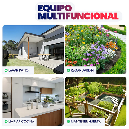 HIDROLAVADORA INALÁMBRICA – Potencia de limpieza en la palma de tu mano