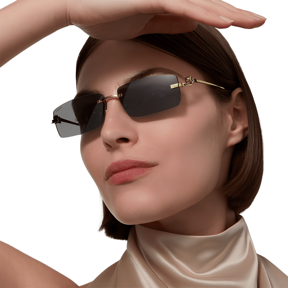Gafas Panthère de Cartier - UV400 | Lujo Eterno